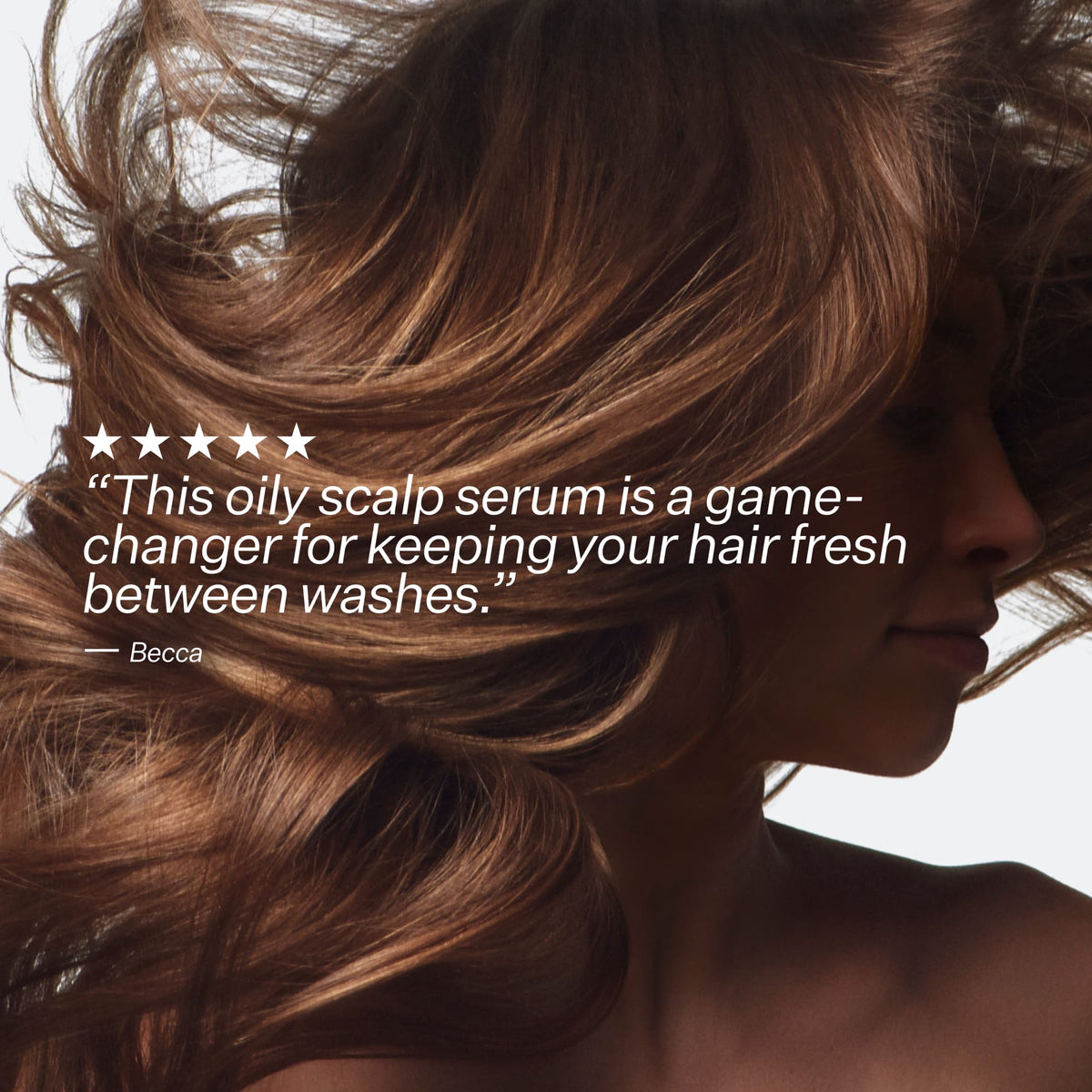 Consumer quote in front of model image