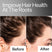 Before/After of improved hair health when using Act+Acre Scalp Relief System